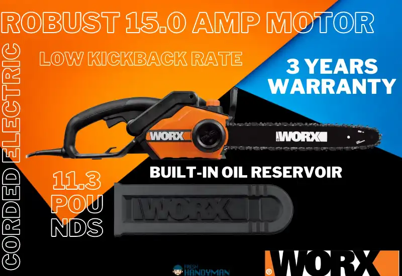 Worx WG304.1 18” Electric Chainsaw