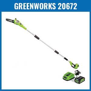 Greenworks 20672 Cordless Pole Saw 