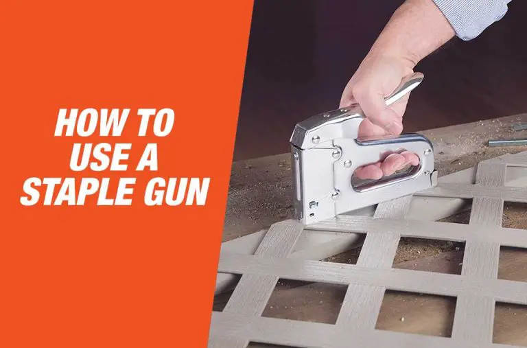 How to Use A Staple Gun on Wood