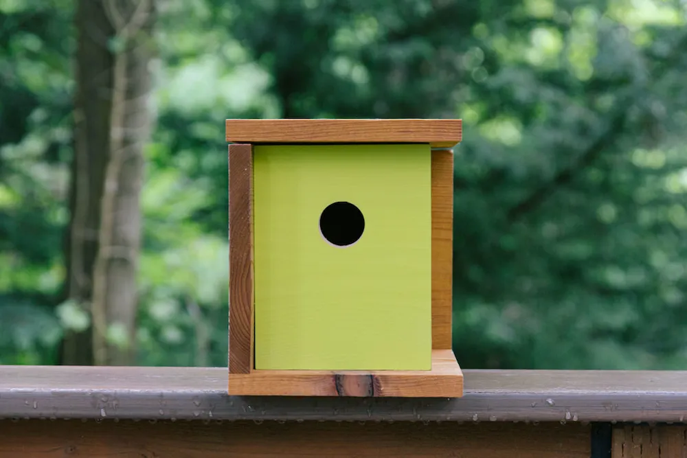 modern style birdhouse