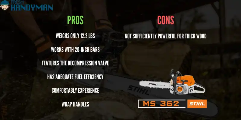 Pros and Cons of Stihl 362
