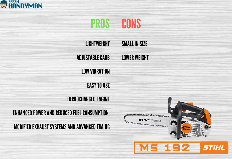 Pros & cons of Stihl ms 192