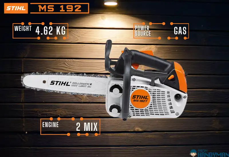 specs of Stihl ms 192