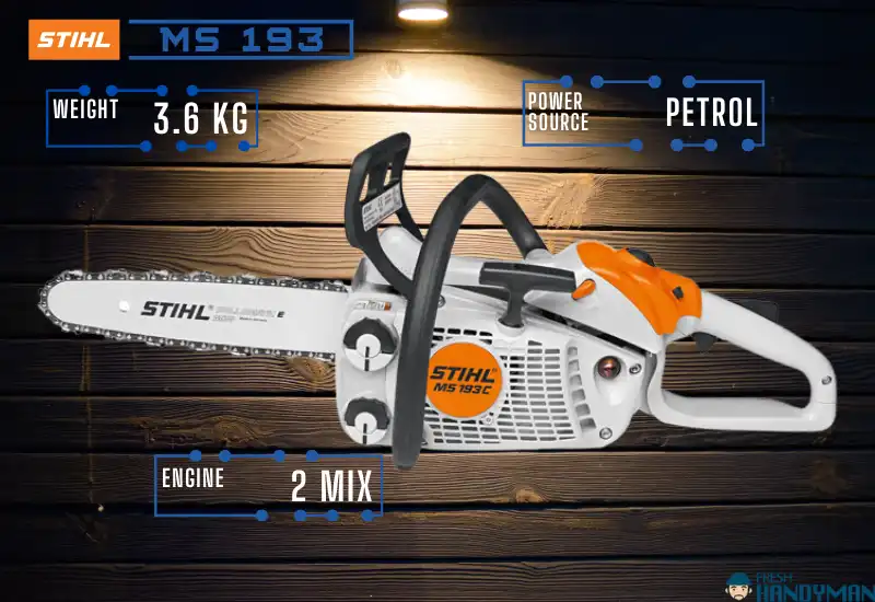 specs of Stihl ms 193