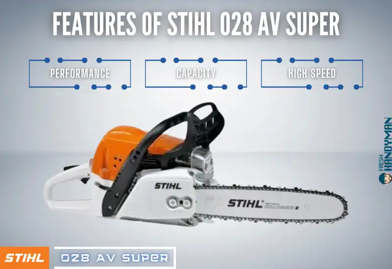Features of Stihl 028 AV Super