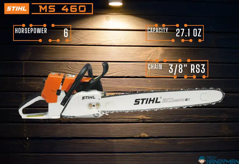 Features of Stihl 460 Chainsaw