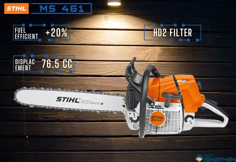 Features of Stihl 461 Chainsaw