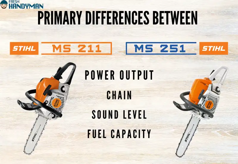 stihl 211 vs 251 (all the major differences)