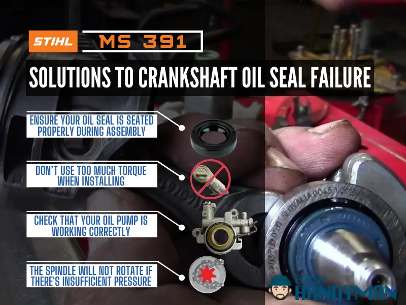 Crankshaft Oil Seal Failure