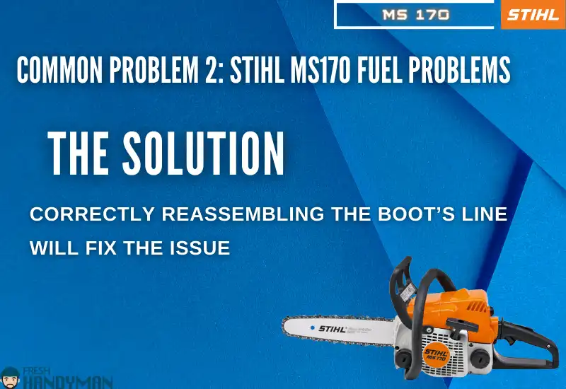 Stihl MS170 Fuel Problems