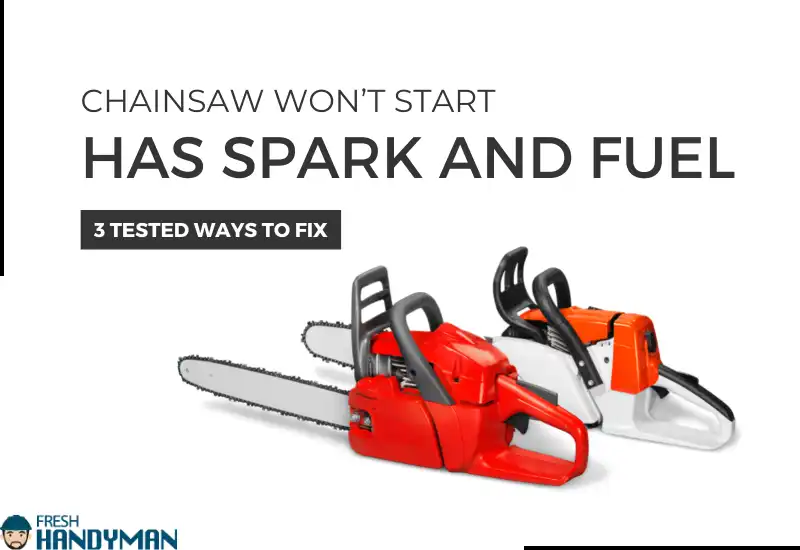 chainsaw won't start