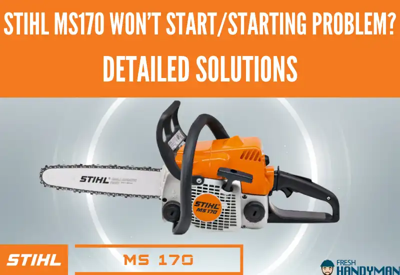 stihl ms170 won't start