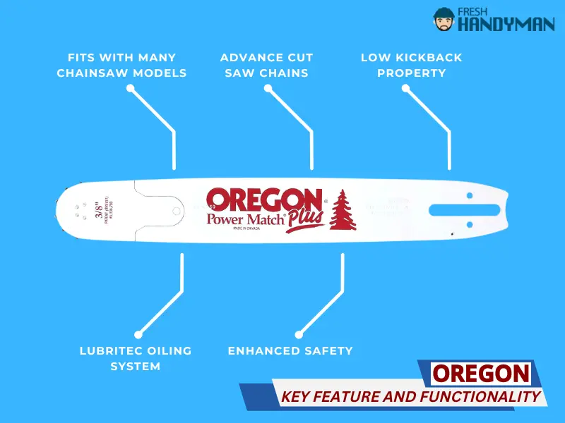 Oregon Chainsaw Bar Key Features
