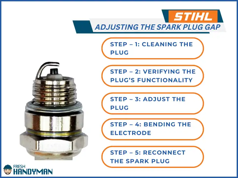 Adjust the Spark Plug Gap on Stihl Chainsaws