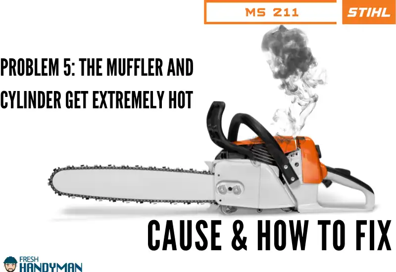 The Muffler And Cylinder Get Extremely Hot