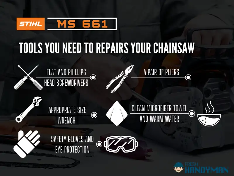 Tools for Fix Stihl MS 661 Issues