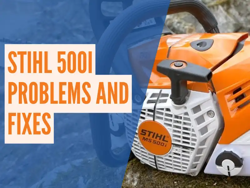 stihl 500i problems