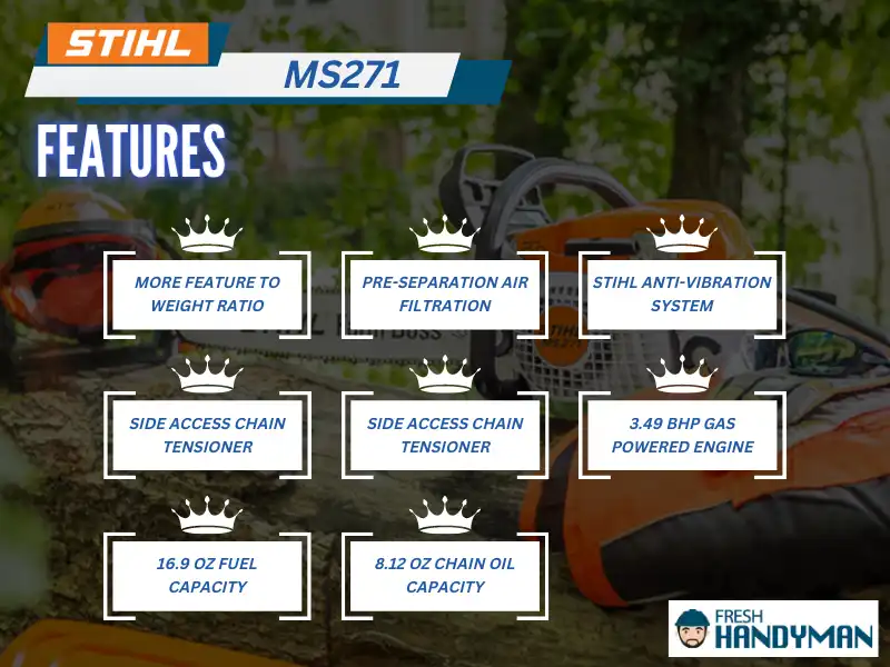 stihl ms271 features