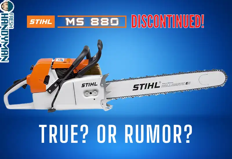 stihl ms880 discontinued