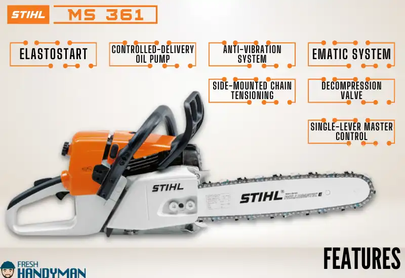 Attractive Features of Stihl MS 361