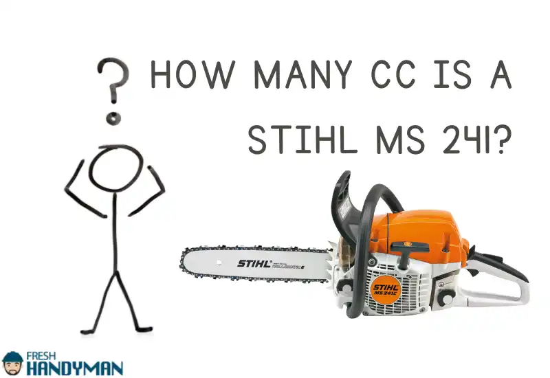 How many cc is a STIHL MS 241