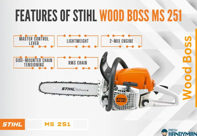 Features of Stihl Wood Boss 251