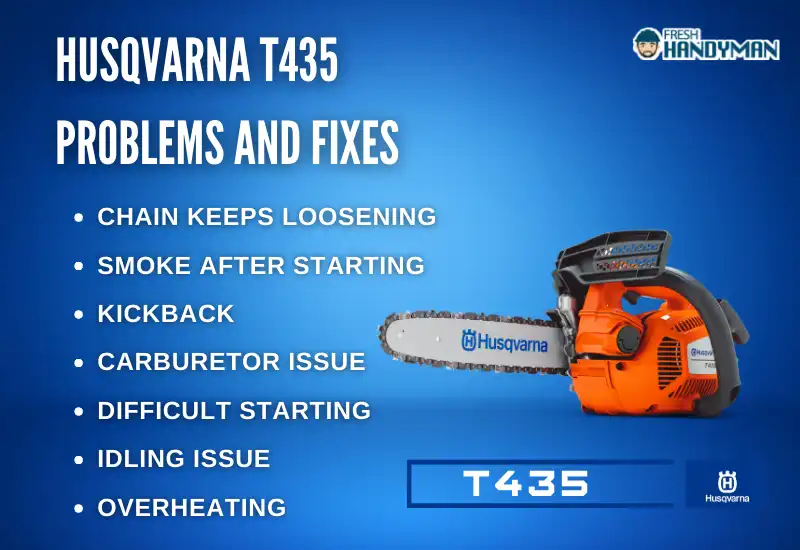 Husqvarna T435 Problems and Fixes_ Quick Table