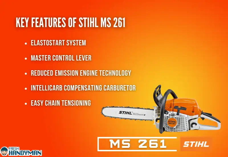 key features of stihl ms 261