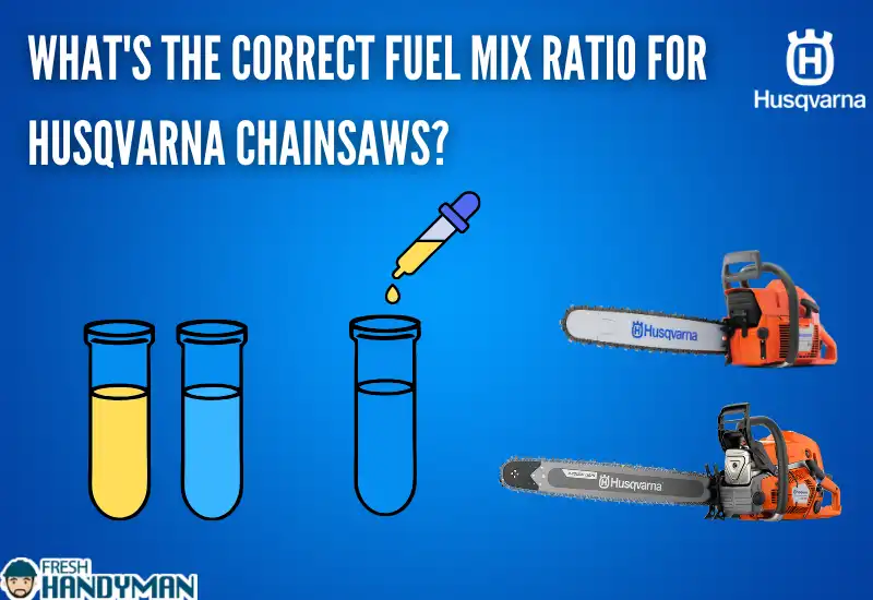 Correct Fuel Mix Ratio In Chainsaws