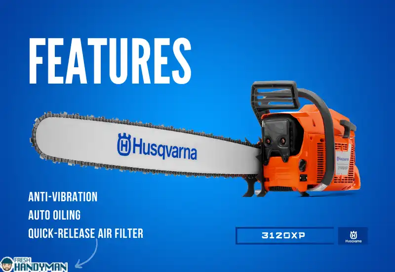 Husqvaran 3120XP – Features