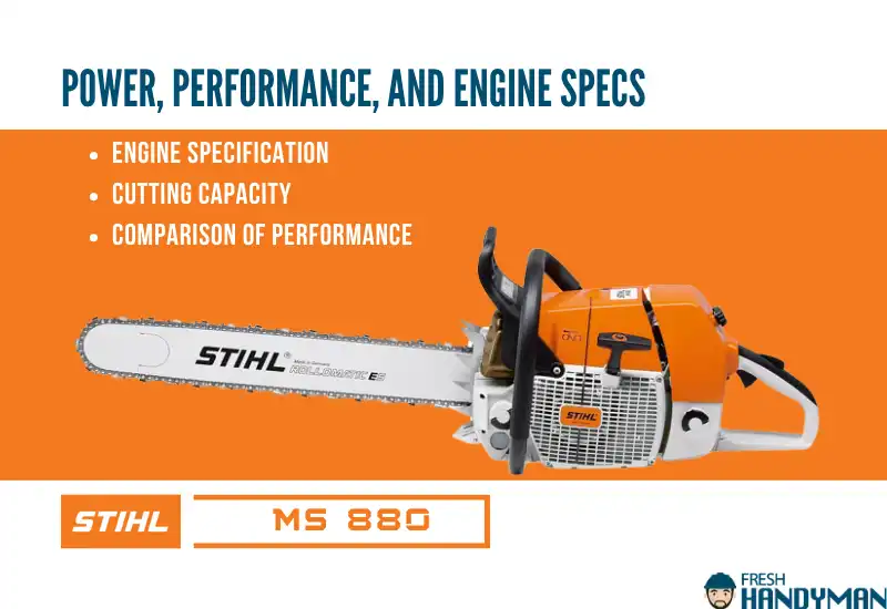 Stihl MS880- Power, Performance, and Engine Specs