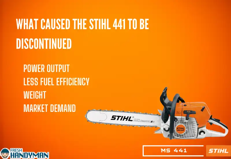 causes to be discontinued stihl 441