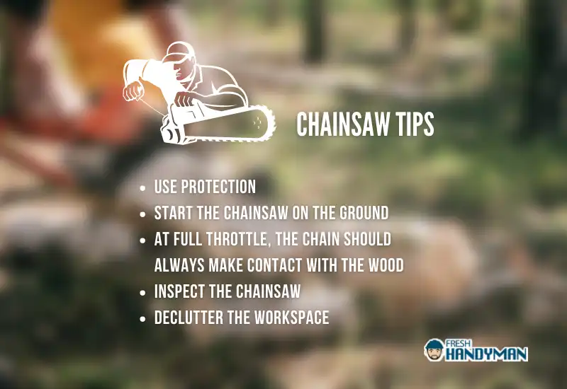 chainsaw tips for stihl ms 170 and 180 models