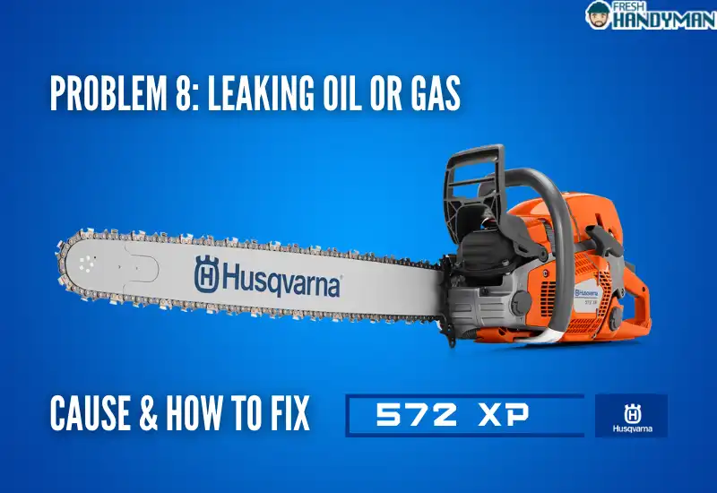 leaking oil or gas