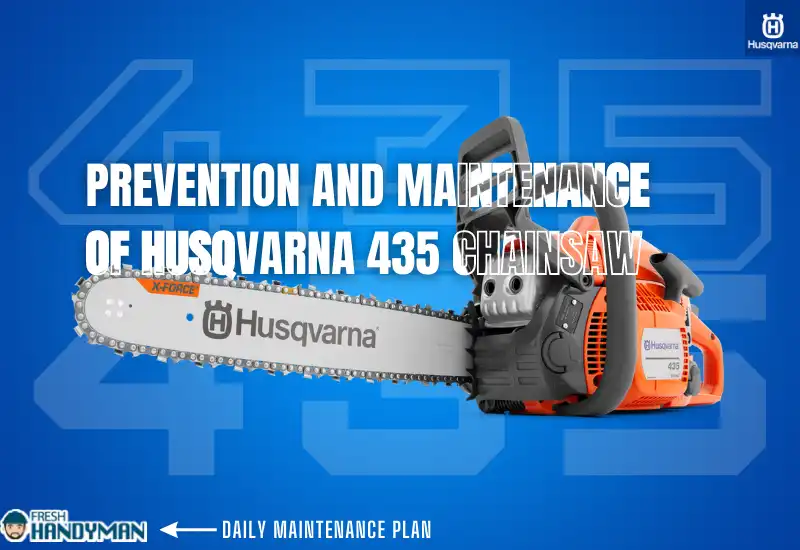maintenance of husqvarna 435 chainsaw
