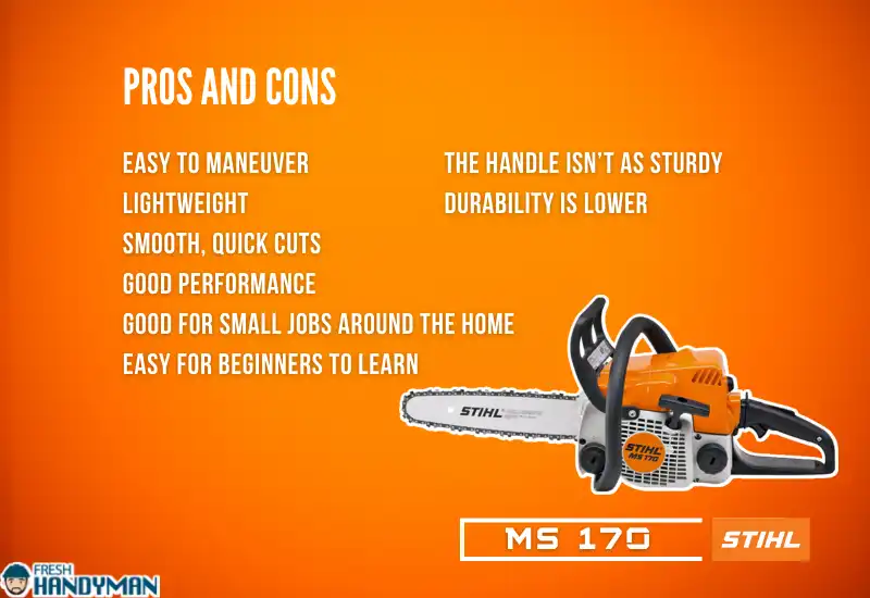 pros and cons stihl ms 170
