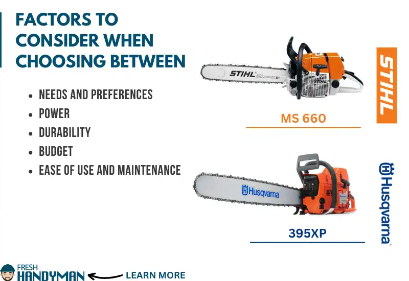 Factors to Consider When Choosing Between