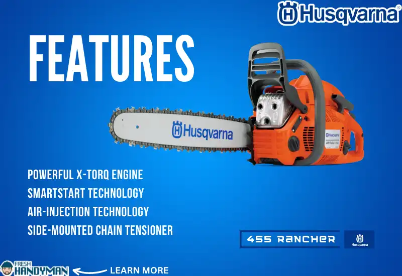 Features of Husqvarna 455 Rancher