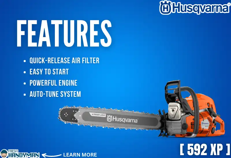 Features of the Husqvarna 592 XP