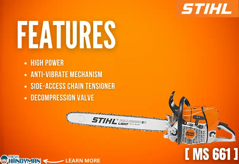 Features of the Stihl 661