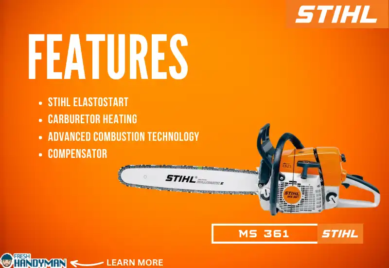 Features of the Stihl MS 361