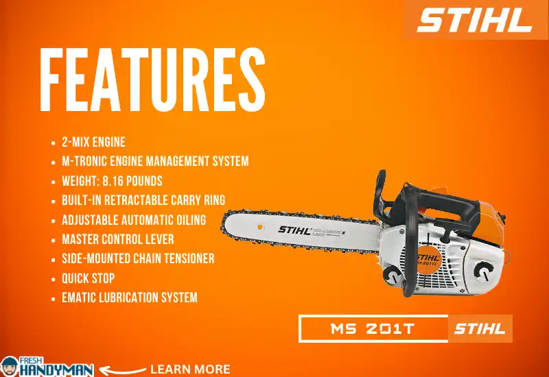 Features of the Stihl ms 201T