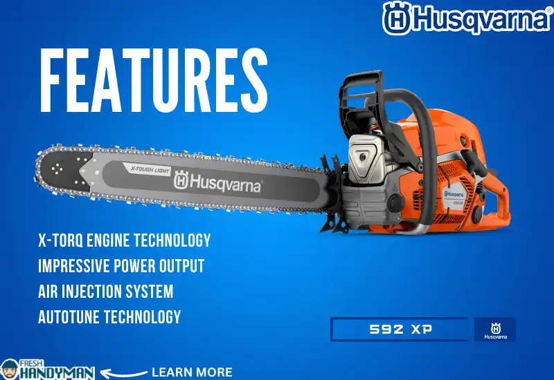 Features of Husqvarna 592 XP