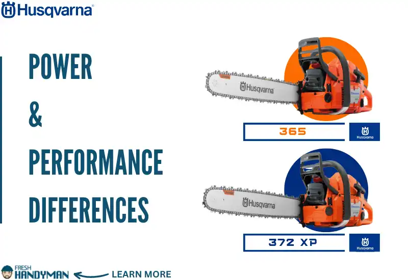 Power and Performance Differences Between Husqvarna 365 and 372 XP