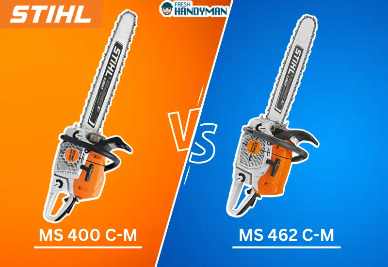 Image of Stihl MS 462 chainsaw on Lowes website
