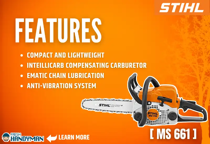 Features of Stihl MS 170