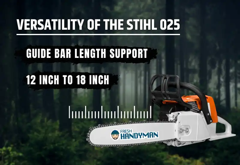 Versatility of the Stihl 025