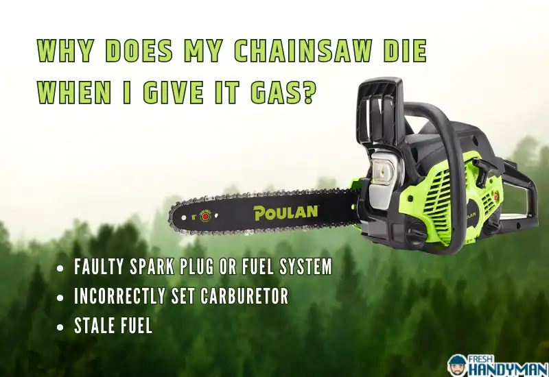Why Does My Chainsaw Die When I Give it Gas