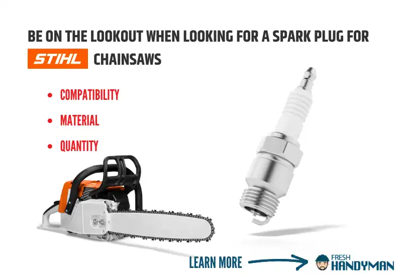check before buy a spark plug for stihl chainsaw