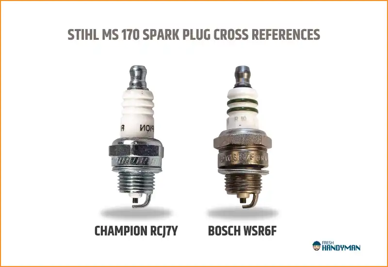 Stihl MS 170 Spark Plug Cross References
